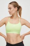 Спортивний бюстгальтер adidas Performance Aeroreact колір зелений однотонний Спортивний бюстгальтер adidas Performance Aeroreact колір зелений однотонний