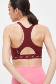 Спортивний бюстгальтер adidas Performance Powerreact колір бордовий