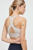 Спортивний бюстгальтер adidas Performance Powerreact колір бежевий однотонний