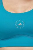 Спортивний бюстгальтер adidas by Stella McCartney TruePurpose колір бірюзовий Спортивний бюстгальтер adidas by Stella McCartney TruePurpose колір бірюзовий