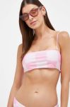 Купальний бюстгальтер Stine Goya колір рожевий м'яка чашечка Купальний бюстгальтер Stine Goya колір рожевий м'яка чашечка