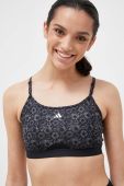Спортивний бюстгальтер adidas Performance Aeroreact колір чорний візерунок (3323571) Спортивний бюстгальтер adidas Performance Aeroreact колір чорний візерунок (3323571)