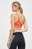 Спортивний бюстгальтер adidas Performance Aeroreact колір червоний