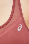 Спортивний бюстгальтер Asics Accelerate колір бордовий однотонний