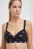 Бюстгальтер Puma колір чорний візерунок