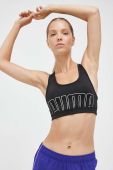 Спортивний бюстгальтер Puma 4Keeps колір чорний візерунок (3472217) Спортивний бюстгальтер Puma 4Keeps колір чорний візерунок (3472217)