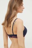 Бюстгальтер Emporio Armani Underwear колір синій візерунок Бюстгальтер Emporio Armani Underwear колір синій візерунок