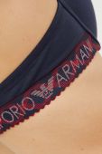 Бюстгальтер Emporio Armani Underwear колір синій візерунок Бюстгальтер Emporio Armani Underwear колір синій візерунок