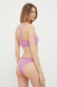 Бюстгальтер і бразиліани Emporio Armani Underwear колір фіолетовий Бюстгальтер і бразиліани Emporio Armani Underwear колір фіолетовий