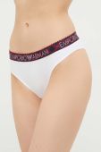 Набір: бюстгальтер і труси Emporio Armani Underwear колір білий Набір: бюстгальтер і труси Emporio Armani Underwear колір білий