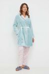 Халат United Colors of Benetton колір бірюзовий Халат United Colors of Benetton колір бірюзовий