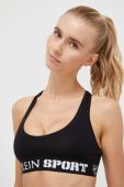 Бюстгальтер та стрінги PLEIN SPORT колір чорний Бюстгальтер та стрінги PLEIN SPORT колір чорний