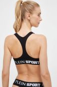 Бюстгальтер та стрінги PLEIN SPORT колір чорний Бюстгальтер та стрінги PLEIN SPORT колір чорний