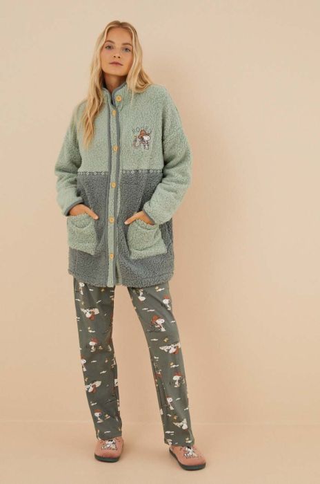 Халат women'secret Snoopy 4416242 колір барвистий Халат women'secret Snoopy 4416242 колір барвистий