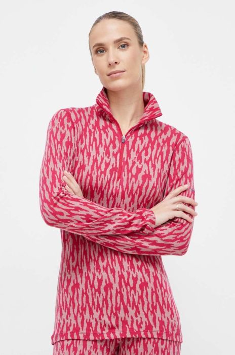 Функціональний лонгслів Icebreaker Merino 260 Verte колір рожевий Функціональний лонгслів Icebreaker Merino 260 Verte колір рожевий