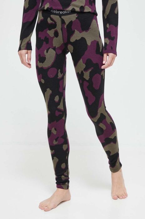 Функціональні легінси Icebreaker Merino 260 Vertex колір чорний (3654475) Функціональні легінси Icebreaker Merino 260 Vertex колір чорний (3654475)