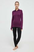 Функціональний лонгслів Icebreaker 260 Tech колір фіолетовий (3632229) Функціональний лонгслів Icebreaker 260 Tech колір фіолетовий (3632229)