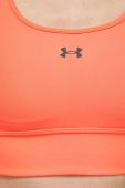 Спортивний бюстгальтер Under Armour Crossback колір помаранчевий однотонний Спортивний бюстгальтер Under Armour Crossback колір помаранчевий однотонний
