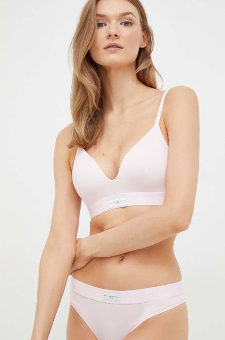 Бюстгальтер Tommy Hilfiger колір рожевий однотонний (3532566) Бюстгальтер Tommy Hilfiger колір рожевий однотонний (3532566)