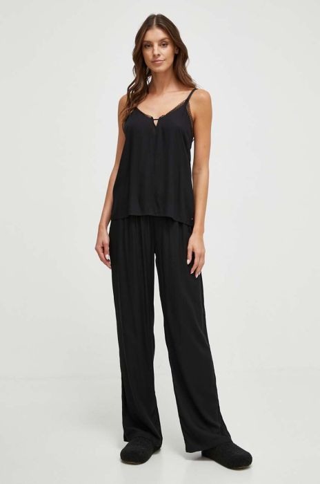 Піжама Tommy Hilfiger жіноча колір чорний (3600620)