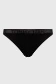 Стринги Tommy Jeans 3-pack колір чорний Стринги Tommy Jeans 3-pack колір чорний