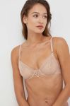 Бюстгальтер Chantelle X колір бежевий мереживо однотонний Бюстгальтер Chantelle X колір бежевий мереживо однотонний