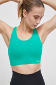 Спортивний бюстгальтер Casall Crossback колір зелений однотонний