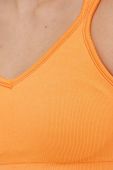 Бюстгальтер для йоги Casall Seamless Rib колір помаранчевий однотонний Бюстгальтер для йоги Casall Seamless Rib колір помаранчевий однотонний
