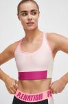 Спортивний бюстгальтер P.E Nation Initialise колір рожевий Спортивний бюстгальтер P.E Nation Initialise колір рожевий