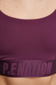 Спортивний бюстгальтер P.E Nation Backcheck колір бордовий однотонний Спортивний бюстгальтер P.E Nation Backcheck колір бордовий однотонний