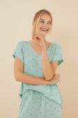 Піжама women'secret La Vecina Rubia жіноча колір зелений 3136947