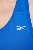 Спортивний бюстгальтер Reebok Identity Training однотонний колір блакитний Спортивний бюстгальтер Reebok Identity Training однотонний колір блакитний