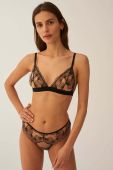 Бюстгальтер Undress Code Magic Garden колір чорний візерунок Бюстгальтер Undress Code Magic Garden колір чорний візерунок