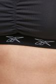 Спортивний бюстгальтер для годування Reebok MATERNITY колір чорний однотонний Спортивний бюстгальтер для годування Reebok MATERNITY колір чорний однотонний