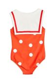 Суцільний дитячий купальник Mini Rodini колір червоний Суцільний дитячий купальник Mini Rodini колір червоний