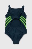 Суцільний дитячий купальник adidas Performance колір зелений