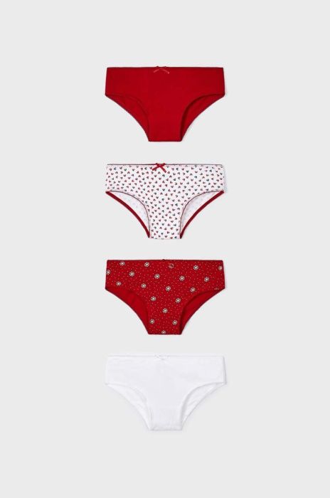 Дитячі труси Mayoral 4-pack колір червоний Дитячі труси Mayoral 4-pack колір червоний