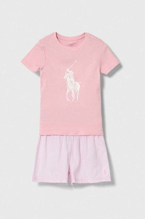 Дитяча піжама Polo Ralph Lauren колір рожевий візерунок (3585007) Дитяча піжама Polo Ralph Lauren колір рожевий візерунок (3585007)