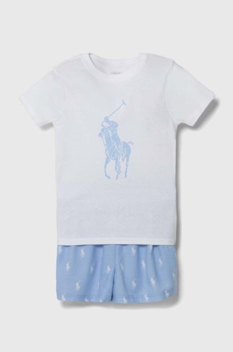 Дитяча піжама Polo Ralph Lauren візерунок колір блакитний (3585013) Дитяча піжама Polo Ralph Lauren візерунок колір блакитний (3585013)