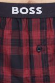 Бавовняні боксери BOSS 2-pack колір бордовий Бавовняні боксери BOSS 2-pack колір бордовий