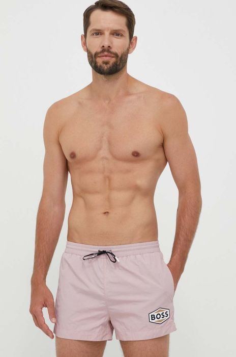 Купальні шорти BOSS колір рожевий (3287933) Купальні шорти BOSS колір рожевий (3287933)