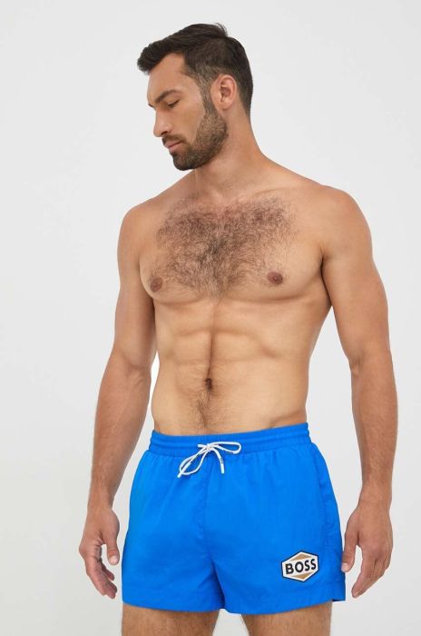 Купальні шорти BOSS колір блакитний (3287926) Купальні шорти BOSS колір блакитний (3287926)