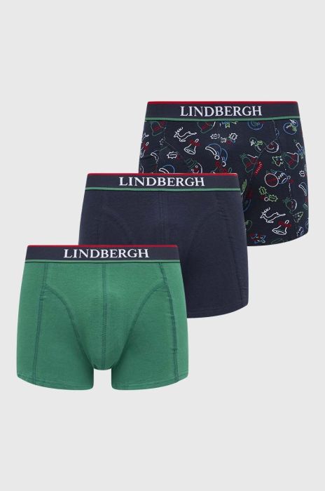 Боксери Lindbergh 3-pack чоловічі колір чорний