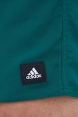 Купальні шорти adidas Performance Solid CLX колір зелений Купальні шорти adidas Performance Solid CLX колір зелений