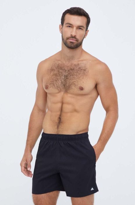 Купальні шорти adidas Performance Solid CLX колір чорний Купальні шорти adidas Performance Solid CLX колір чорний