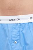 Бавовняні боксери United Colors of Benetton колір блакитний