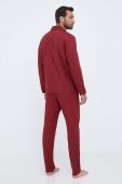 Піжама United Colors of Benetton чоловіча колір бордовий візерунок Піжама United Colors of Benetton чоловіча колір бордовий візерунок