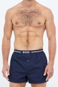 Бавовняні боксери BOSS 3-pack колір блакитний (3506316)