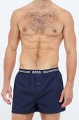 Бавовняні боксери BOSS 3-pack колір синій Бавовняні боксери BOSS 3-pack колір синій