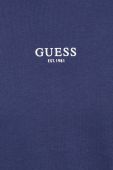 Бавовняна піжама Guess колір синій однотонна Бавовняна піжама Guess колір синій однотонна